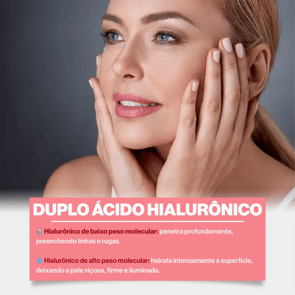 Sérum Facial Duplo Ácido Hialurônico Bioface