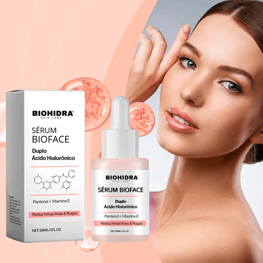 Sérum Facial Duplo Ácido Hialurônico Bioface 30ml